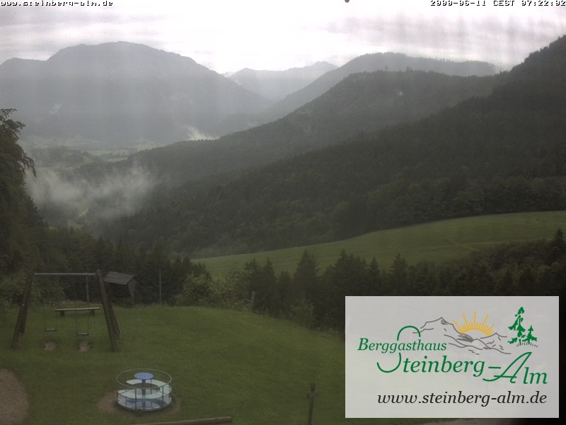 Archiv Foto Webcam Ruhpolding: Steinberg-Alm