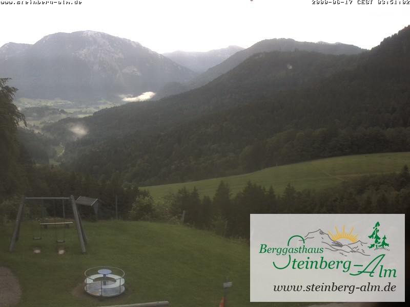 Archiv Foto Webcam Ruhpolding: Steinberg-Alm