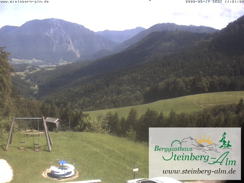 Archiv Foto Webcam Ruhpolding: Steinberg-Alm