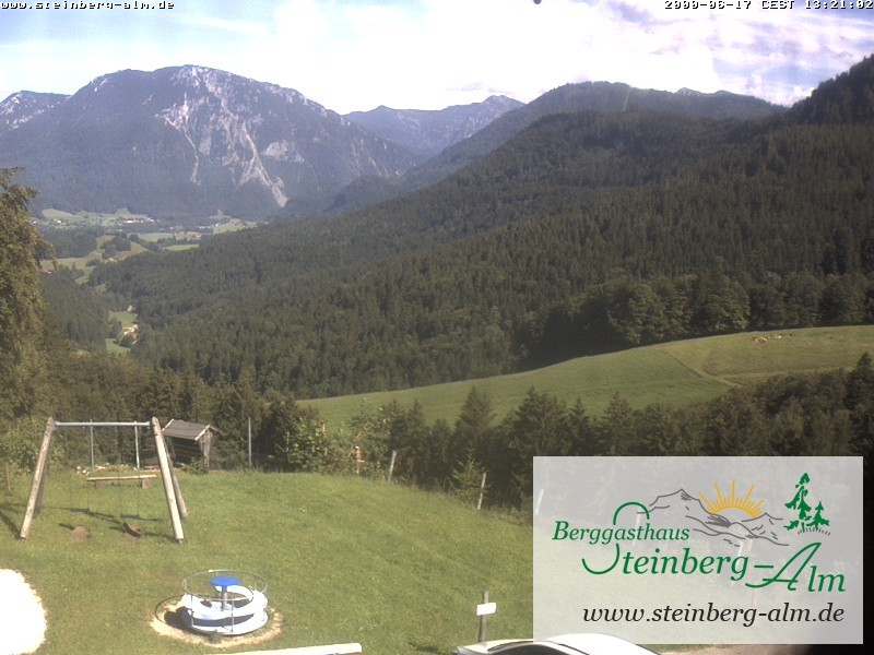 Archiv Foto Webcam Ruhpolding: Steinberg-Alm