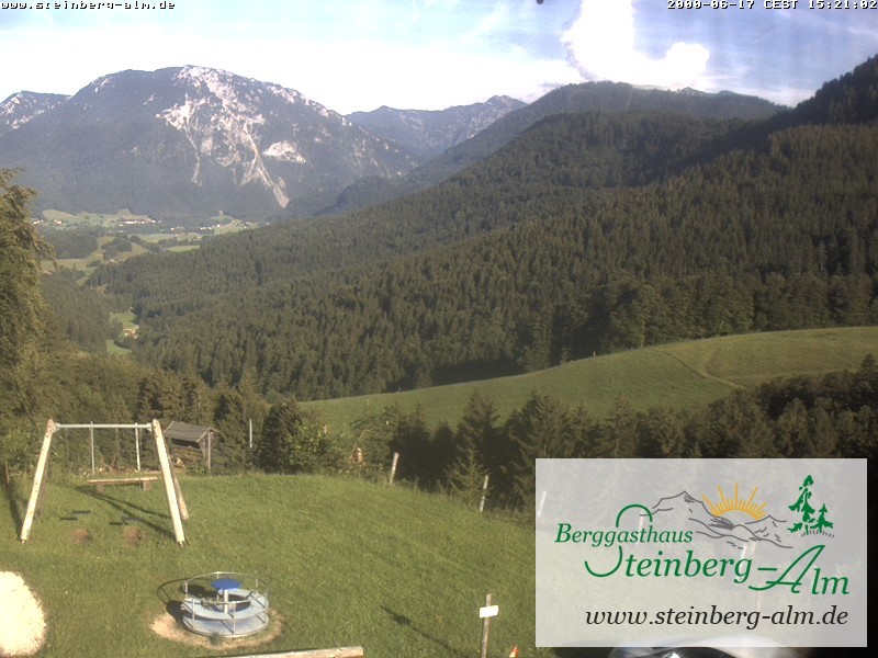 Archiv Foto Webcam Ruhpolding: Steinberg-Alm