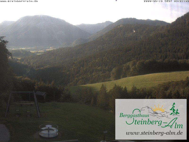 Archived image Webcam Mountain restaurant "Steinberg Alm"