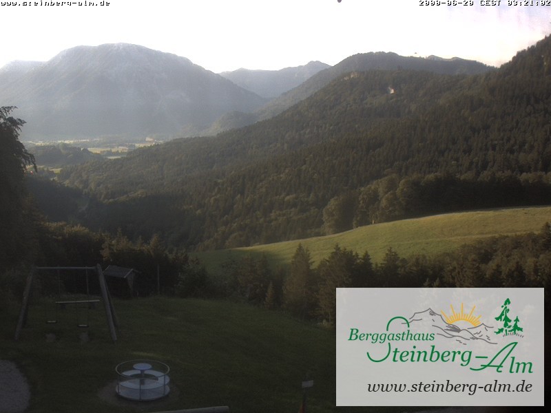 Archiv Foto Webcam Ruhpolding: Steinberg-Alm