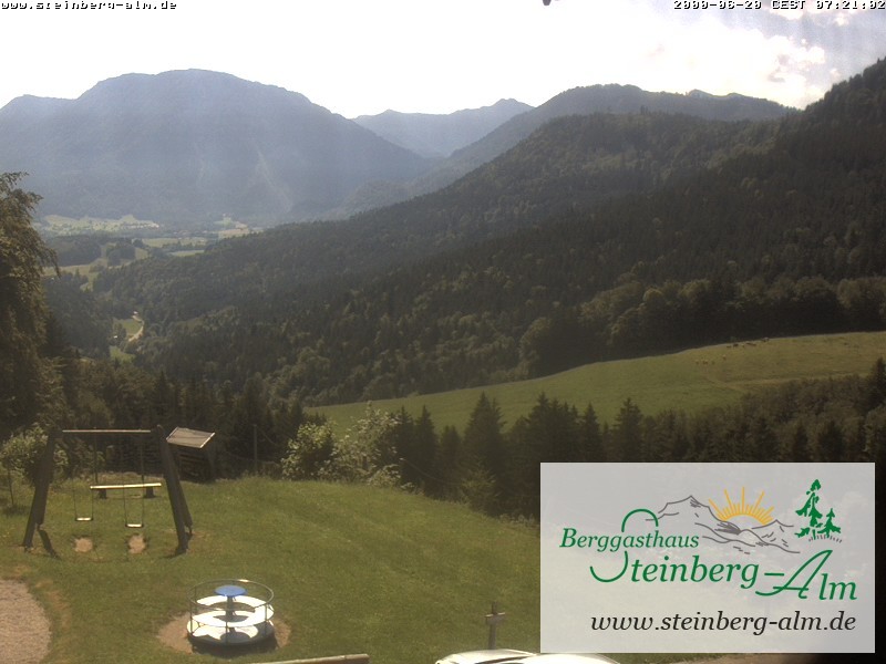 Archiv Foto Webcam Ruhpolding: Steinberg-Alm