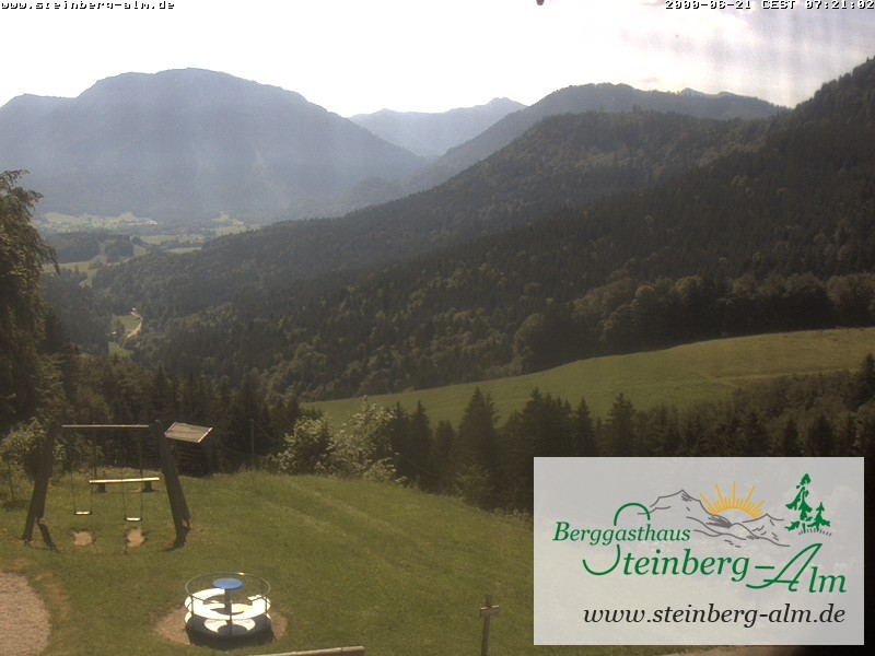 Archiv Foto Webcam Ruhpolding: Steinberg-Alm