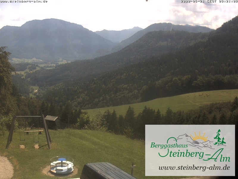 Archiv Foto Webcam Ruhpolding: Steinberg-Alm
