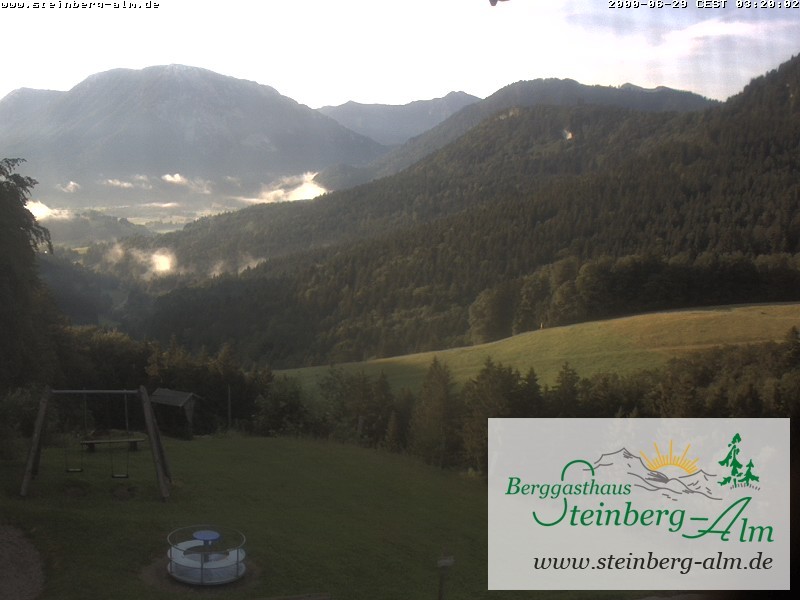 Archiv Foto Webcam Ruhpolding: Steinberg-Alm