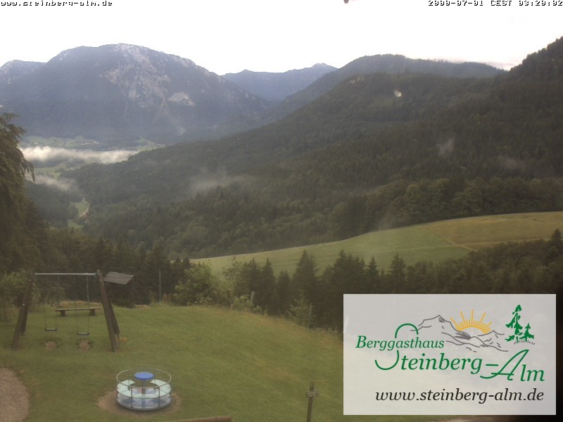 Archiv Foto Webcam Ruhpolding: Steinberg-Alm