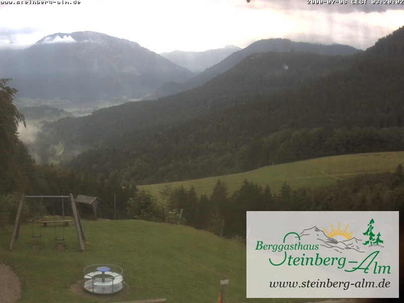 Archiv Foto Webcam Ruhpolding: Steinberg-Alm