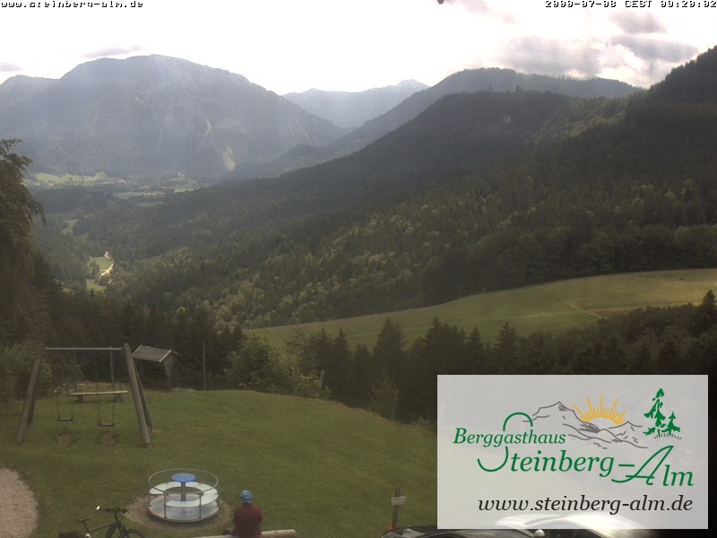 Archived image Webcam Mountain restaurant "Steinberg Alm"