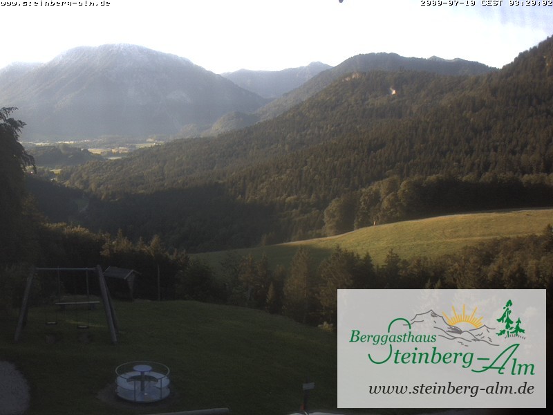 Archived image Webcam Mountain restaurant "Steinberg Alm"
