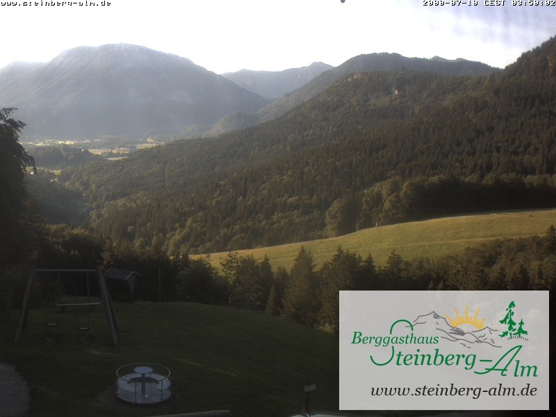 Archived image Webcam Mountain restaurant "Steinberg Alm"