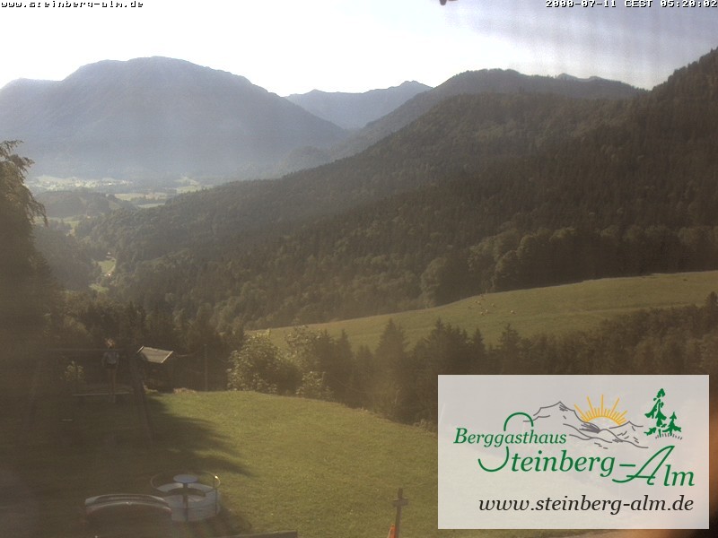 Archived image Webcam Mountain restaurant "Steinberg Alm"