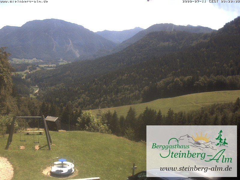 Archived image Webcam Mountain restaurant "Steinberg Alm"