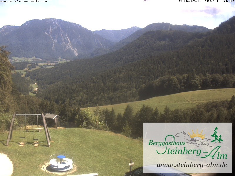 Archived image Webcam Mountain restaurant "Steinberg Alm"