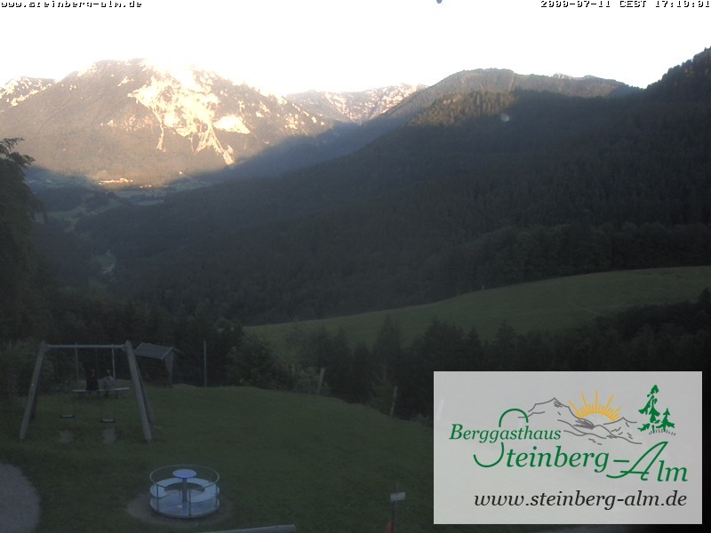 Archived image Webcam Mountain restaurant "Steinberg Alm"