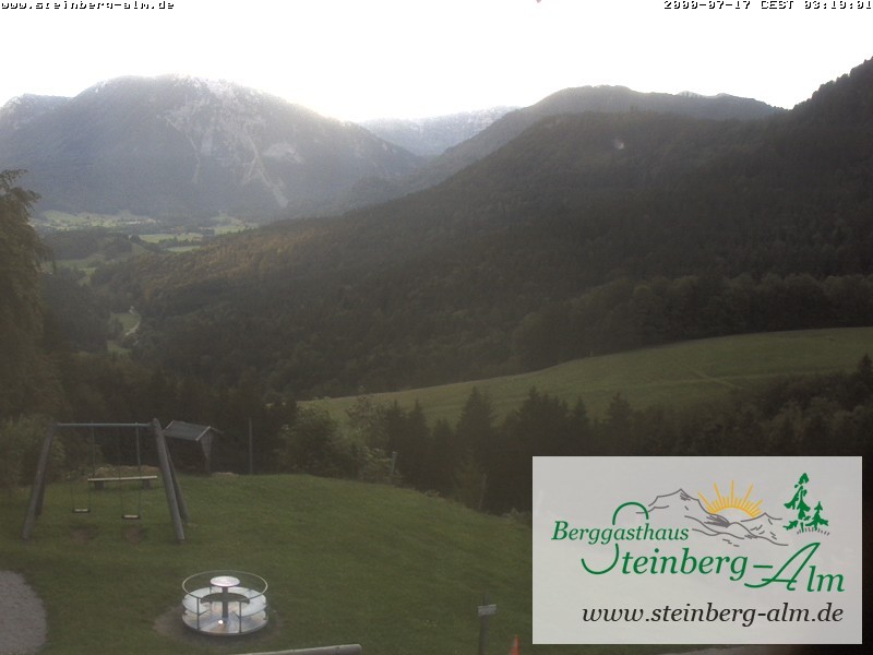 Archiv Foto Webcam Ruhpolding: Steinberg-Alm