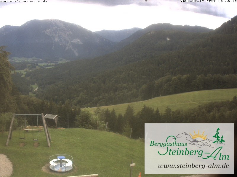 Archiv Foto Webcam Ruhpolding: Steinberg-Alm