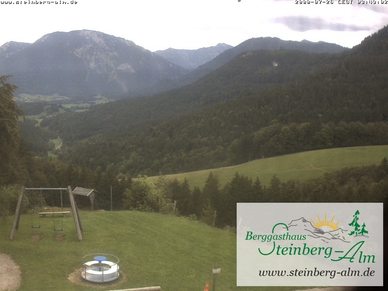Archiv Foto Webcam Ruhpolding: Steinberg-Alm