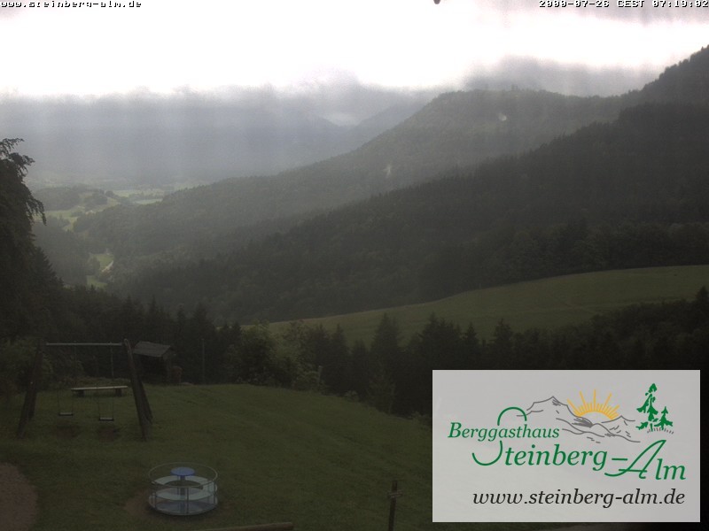 Archiv Foto Webcam Ruhpolding: Steinberg-Alm