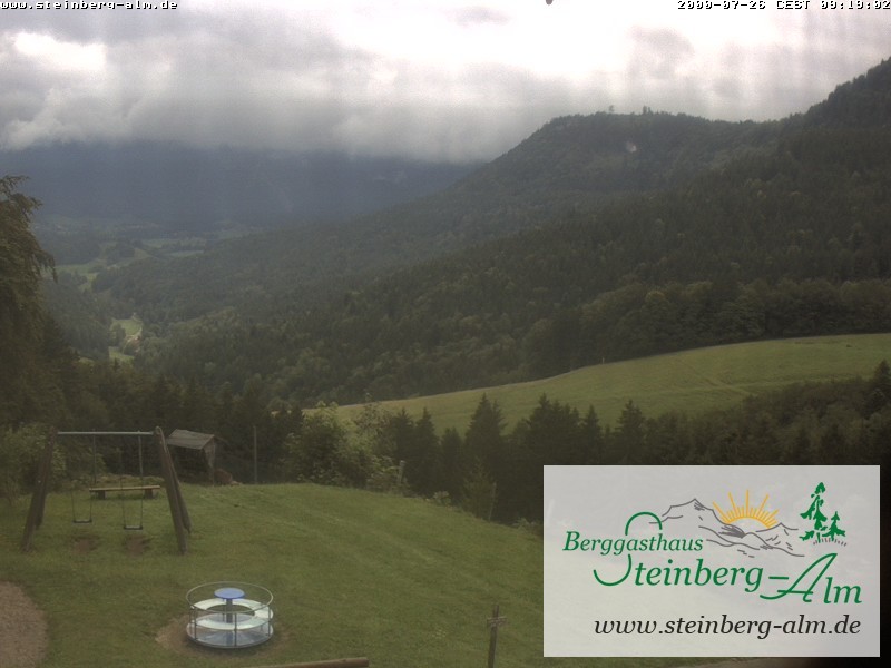 Archiv Foto Webcam Ruhpolding: Steinberg-Alm