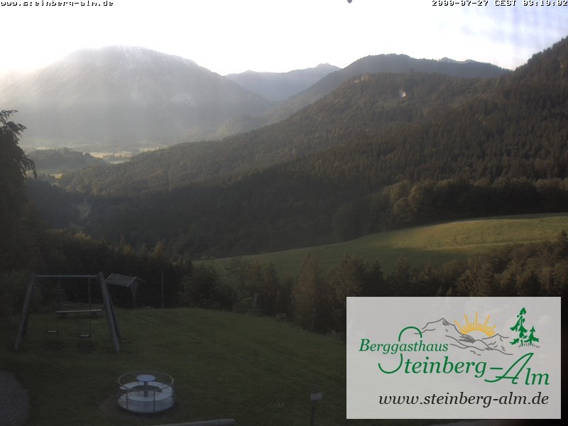 Archiv Foto Webcam Ruhpolding: Steinberg-Alm