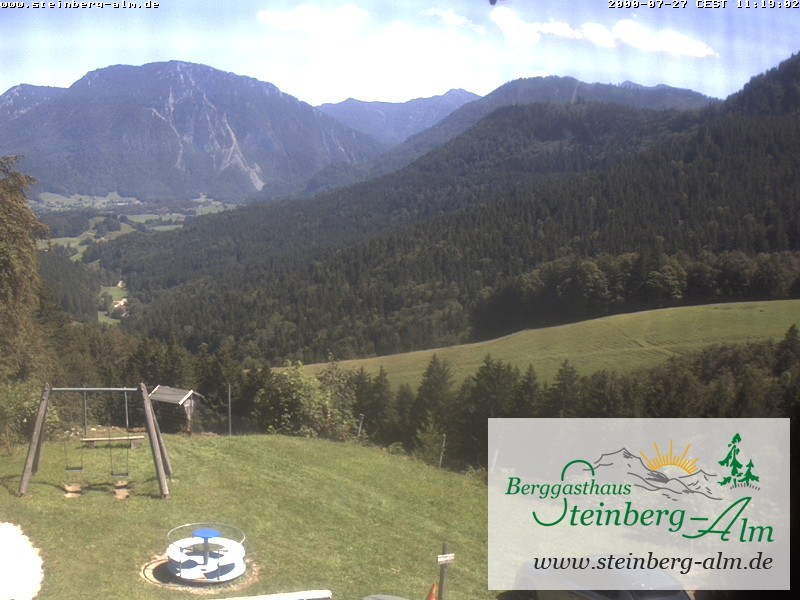 Archiv Foto Webcam Ruhpolding: Steinberg-Alm