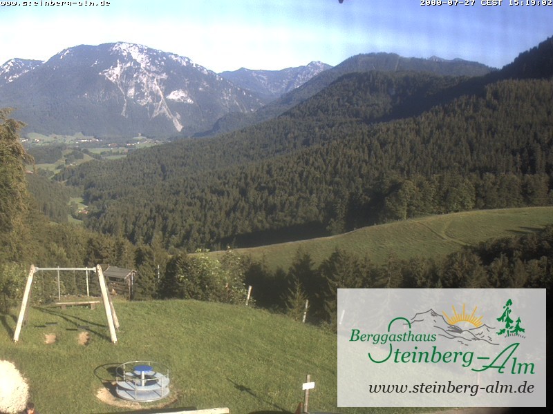 Archiv Foto Webcam Ruhpolding: Steinberg-Alm