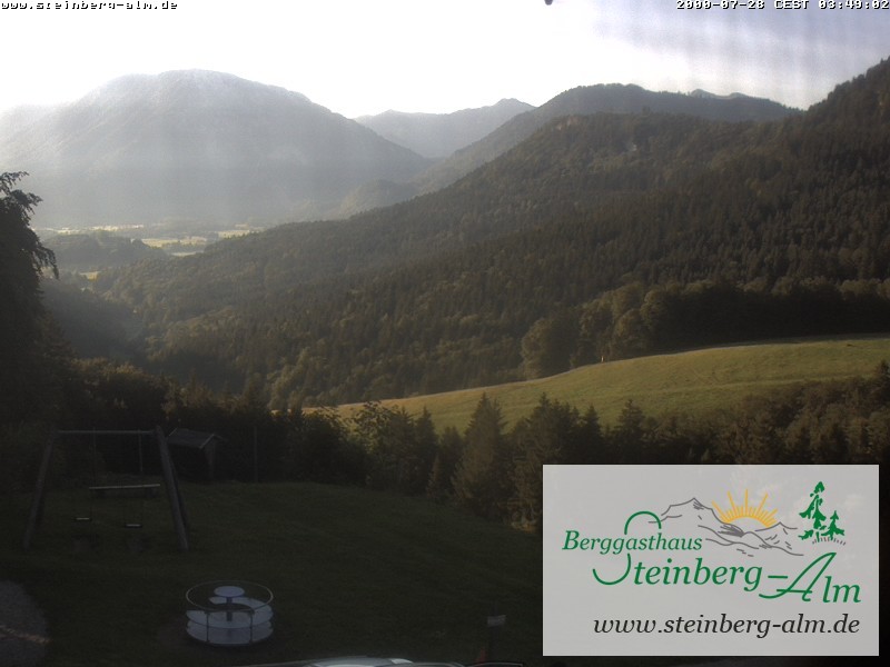 Archiv Foto Webcam Ruhpolding: Steinberg-Alm