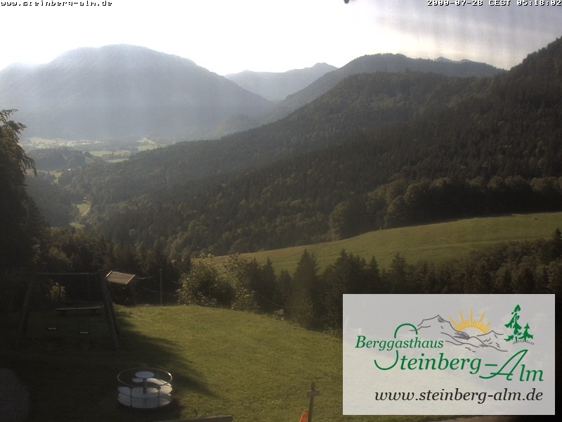 Archiv Foto Webcam Ruhpolding: Steinberg-Alm