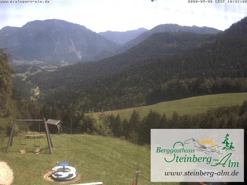 Archiv Foto Webcam Ruhpolding: Steinberg-Alm