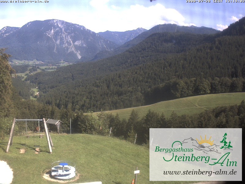Archiv Foto Webcam Ruhpolding: Steinberg-Alm