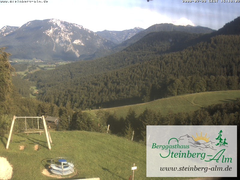 Archiv Foto Webcam Ruhpolding: Steinberg-Alm