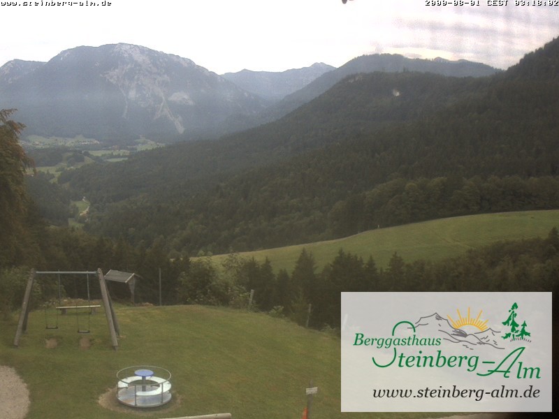 Archiv Foto Webcam Ruhpolding: Steinberg-Alm