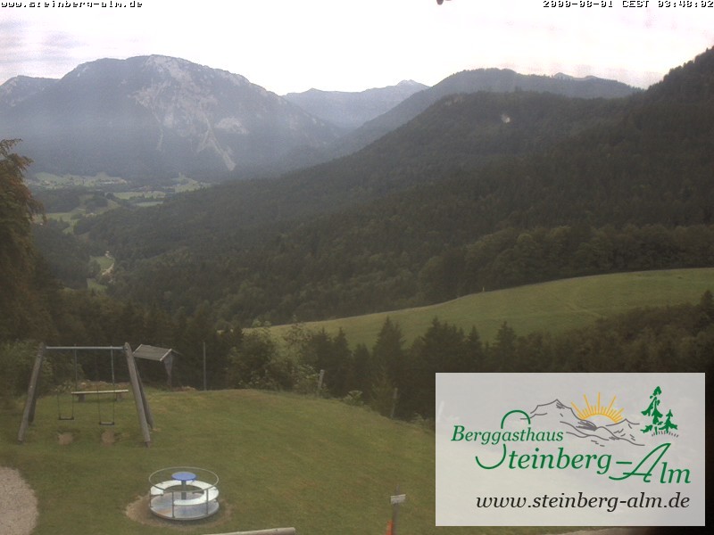 Archiv Foto Webcam Ruhpolding: Steinberg-Alm