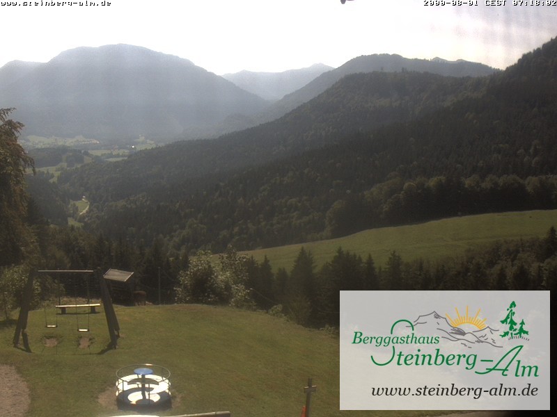 Archiv Foto Webcam Ruhpolding: Steinberg-Alm