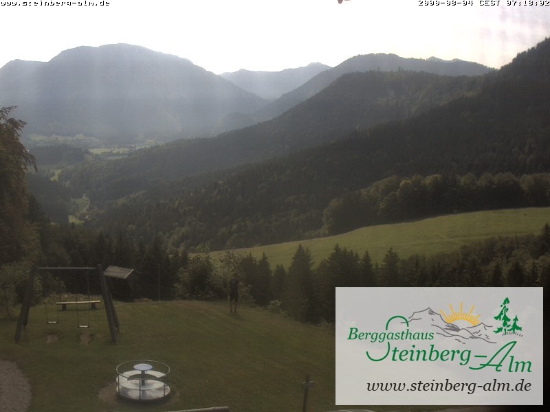 Archiv Foto Webcam Ruhpolding: Steinberg-Alm
