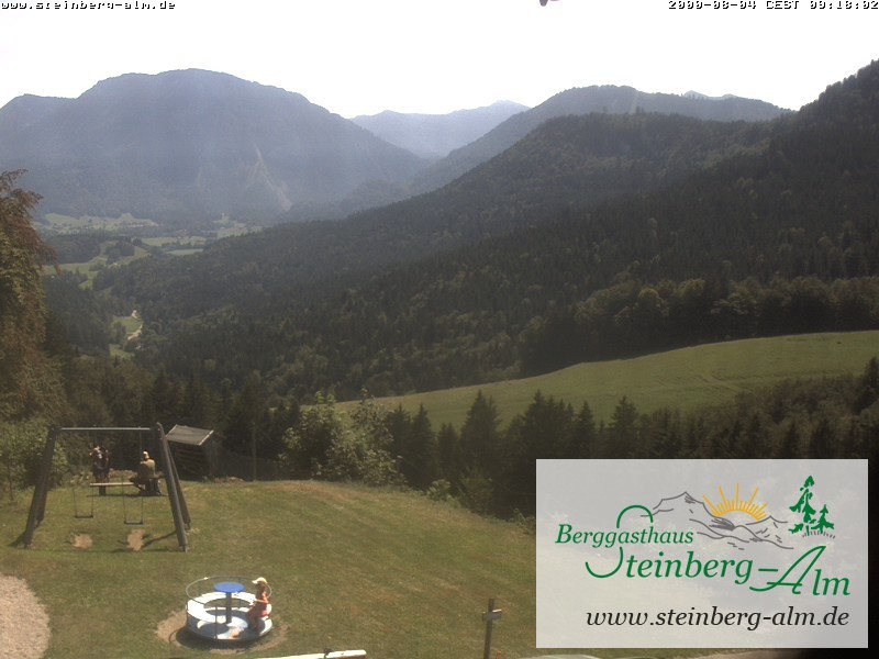 Archiv Foto Webcam Ruhpolding: Steinberg-Alm