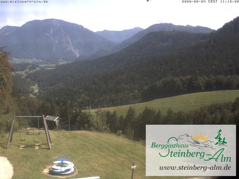 Archiv Foto Webcam Ruhpolding: Steinberg-Alm