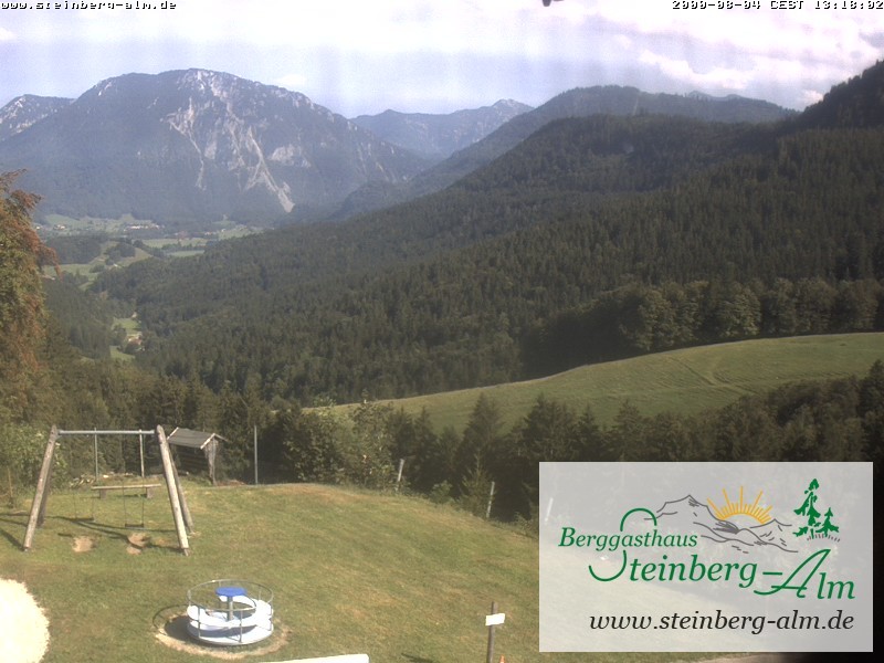 Archiv Foto Webcam Ruhpolding: Steinberg-Alm