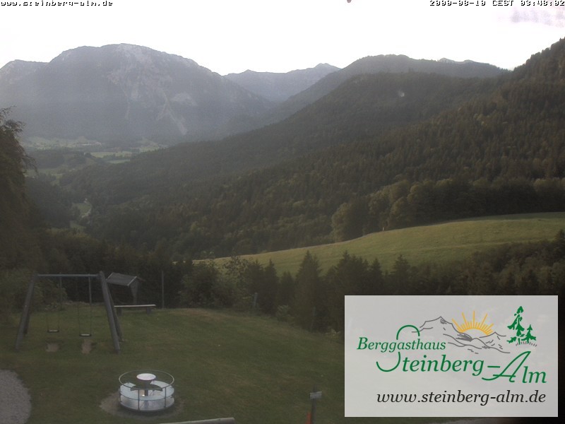 Archiv Foto Webcam Ruhpolding: Steinberg-Alm