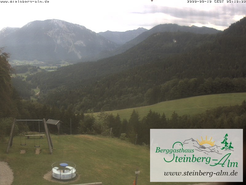 Archiv Foto Webcam Ruhpolding: Steinberg-Alm