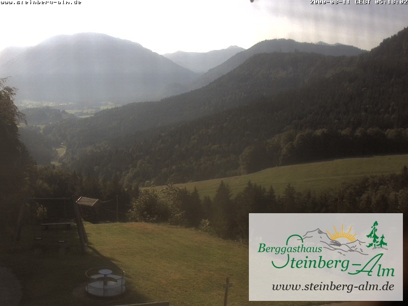 Archived image Webcam Mountain restaurant "Steinberg Alm"