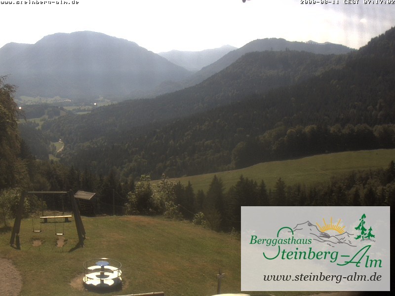 Archived image Webcam Mountain restaurant "Steinberg Alm"