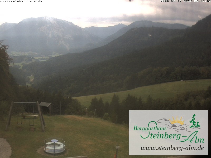 Archiv Foto Webcam Ruhpolding: Steinberg-Alm
