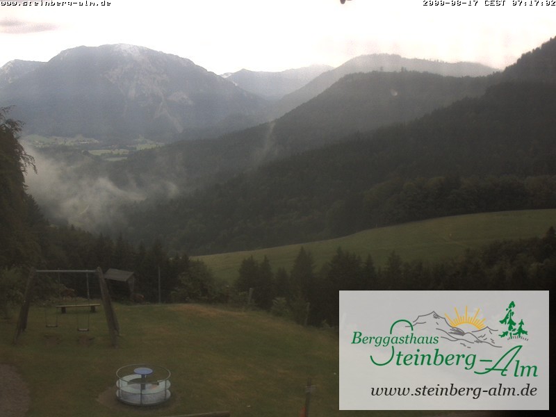 Archiv Foto Webcam Ruhpolding: Steinberg-Alm
