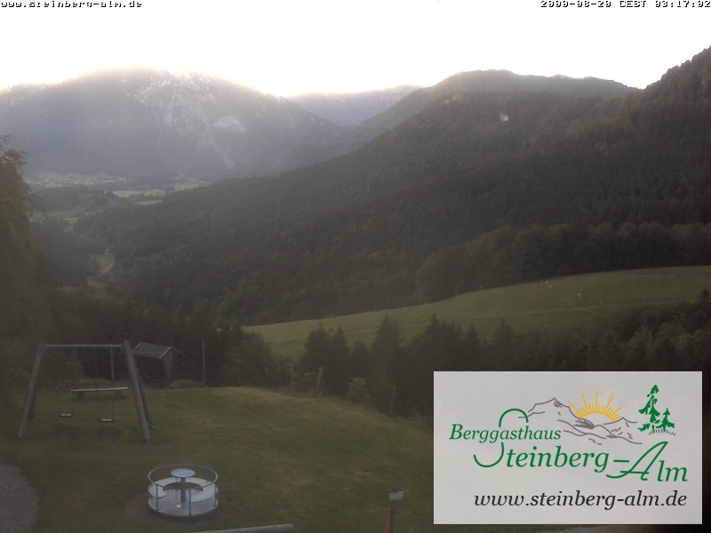 Archiv Foto Webcam Ruhpolding: Steinberg-Alm
