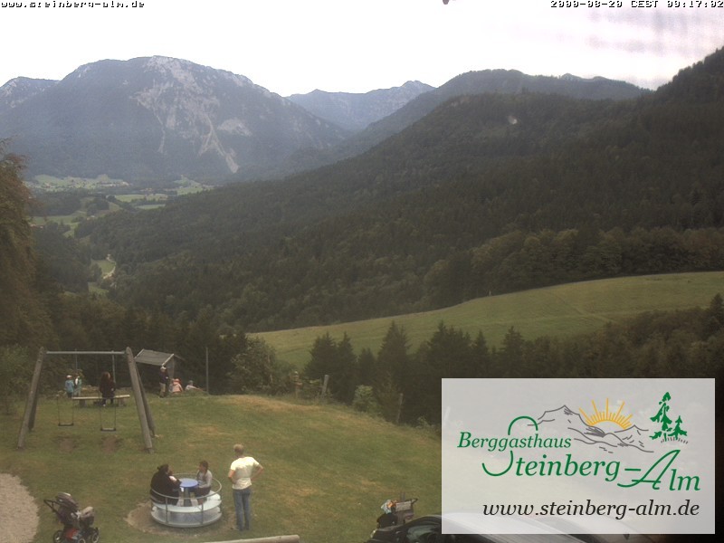 Archiv Foto Webcam Ruhpolding: Steinberg-Alm