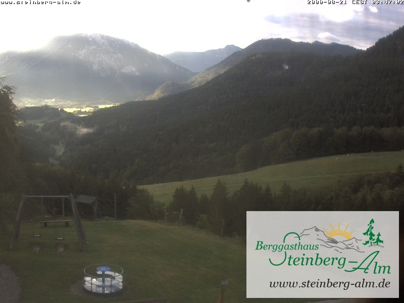 Archiv Foto Webcam Ruhpolding: Steinberg-Alm