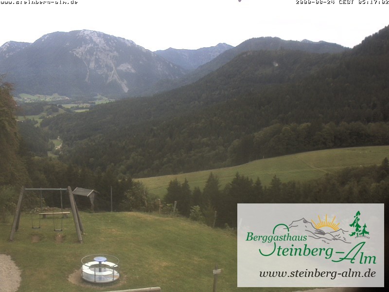 Archived image Webcam Mountain restaurant "Steinberg Alm"